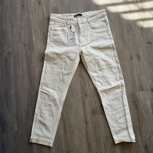 White Zara Jeans Size 34 Mens